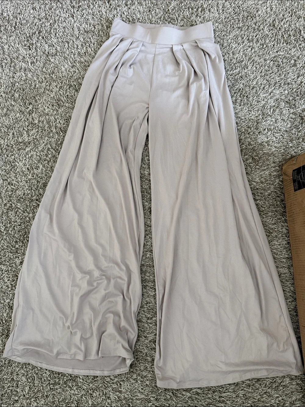 WinWin Neutral Taupe Stretch Ponte Skirt